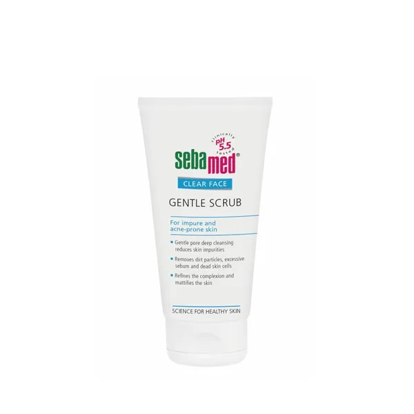 Piling lica SEBA MED Sebamed Clear face nežni piling 150ml