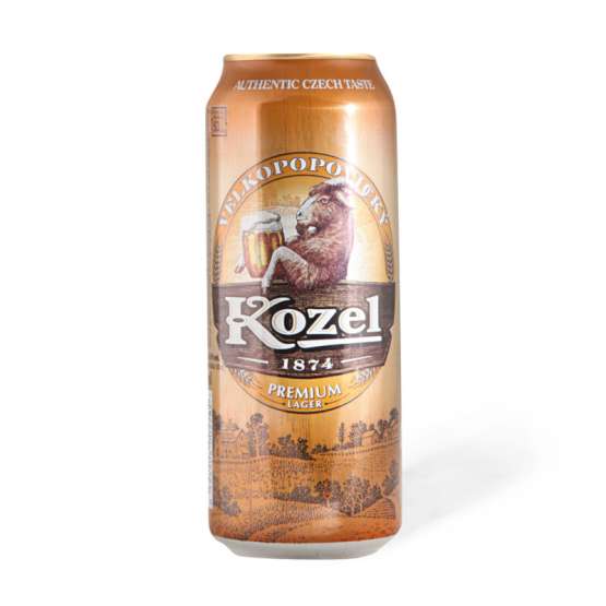 Pivo svetlo KOZEL premium 4.6% 0,5l