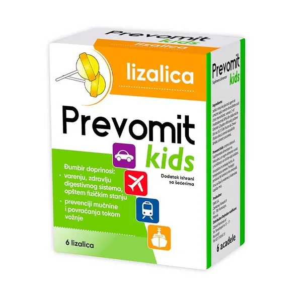 Preparati za decu DR.THEISS Prevomit kids lizalice protiv mučnine