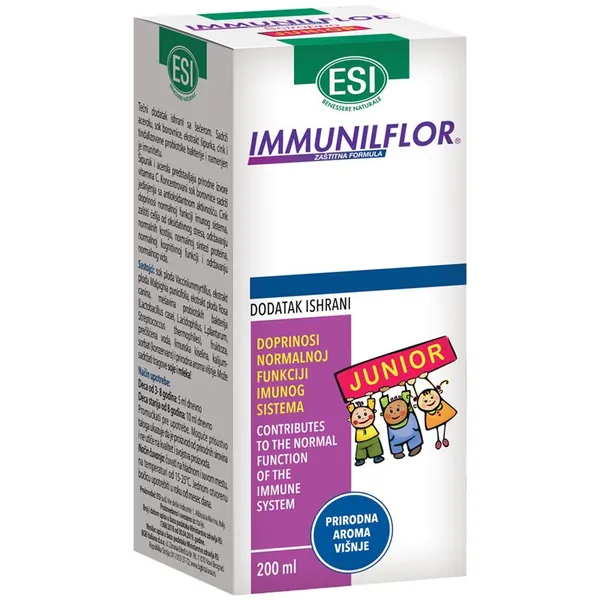 Preparati za decu ESI Immunilflor Junior sirup za jačanje imuniteta 200 ml