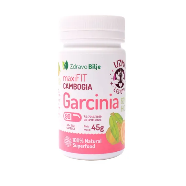 Preparati za mršavljenje ZDRAVO BILJE Garcinia Camboga Maxi fit caps A90