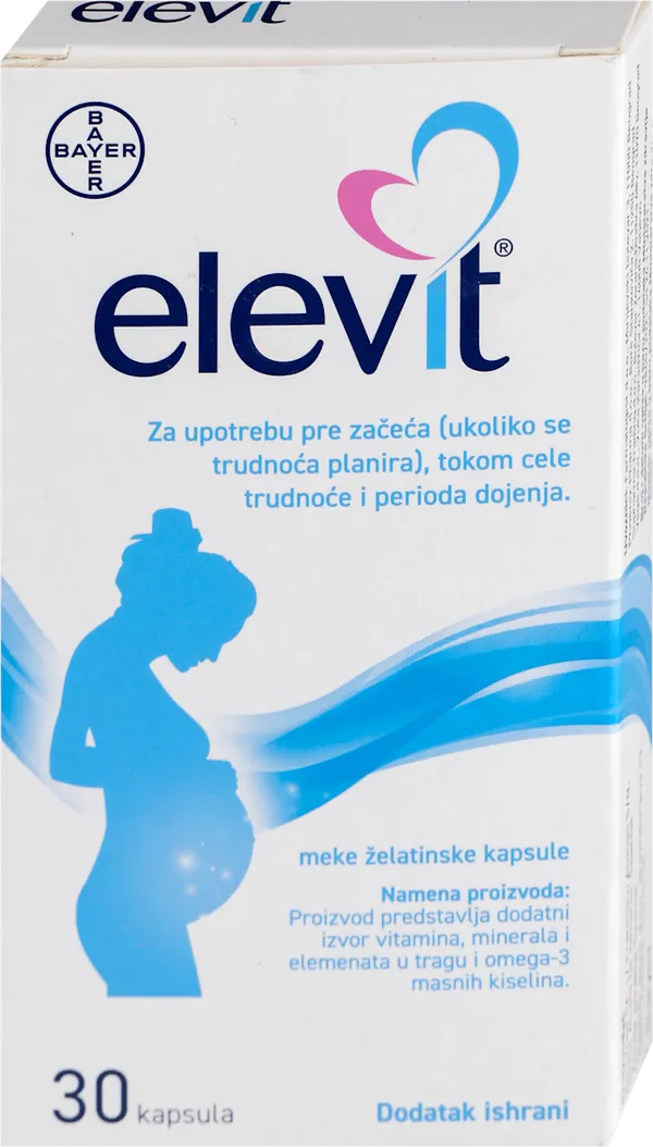 Preparati za trudnice i dojilje BAYER Elevit 30 kapsula