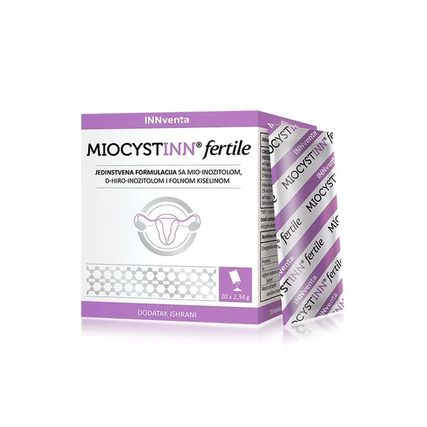 Preparati za žene INNVENTA MiocystinnÂ® Fertile, 20 kesica x 2,34g