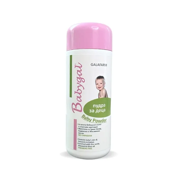 Puder za decu sa DETSKA Babygal cink oksidom, bademovim i maslinovim uljem 90g