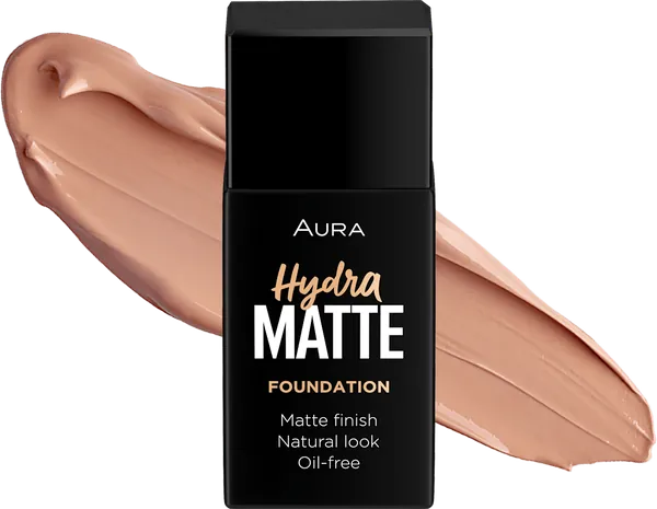 Puder za lice AURA hydra matte tečni 014 caramel dream