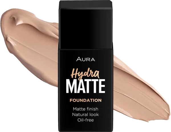 Puder za lice AURA hydra matte tečni 015 honey glow