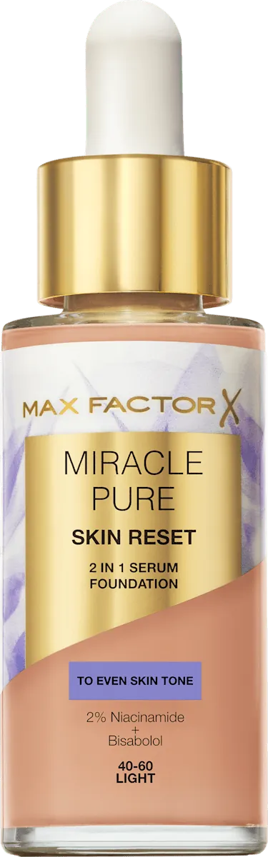 Puder za lice MAX FACTOR Miracle pure 2u1 serum puder 40-60, 30ml