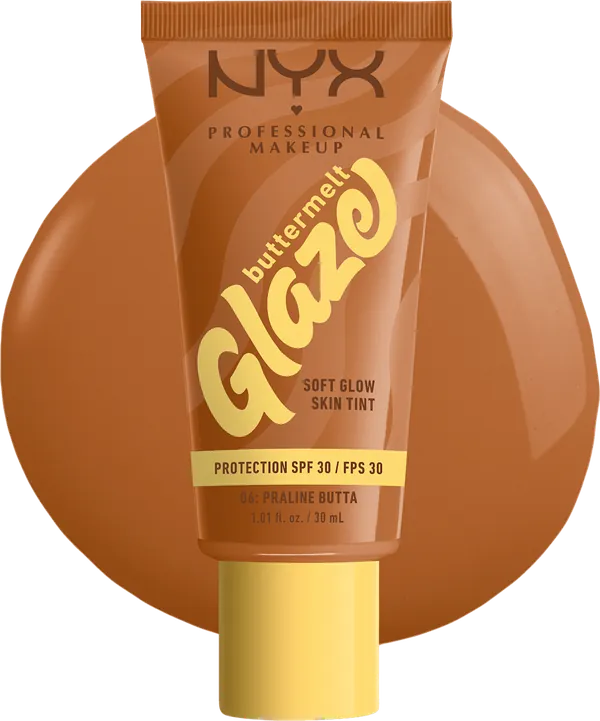 Puder za lice NYX PROFESSIONAL MAKEUP Buttermelt Glaze tečni puder Praline Butta