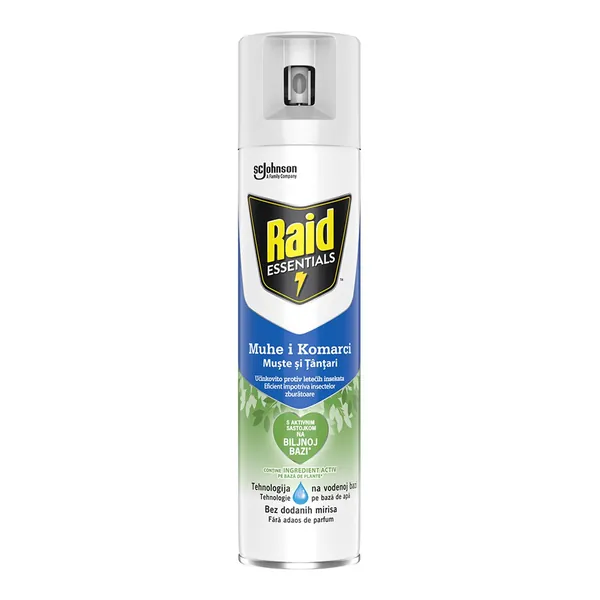 RAID sprej protiv muva i komaraca 400ml