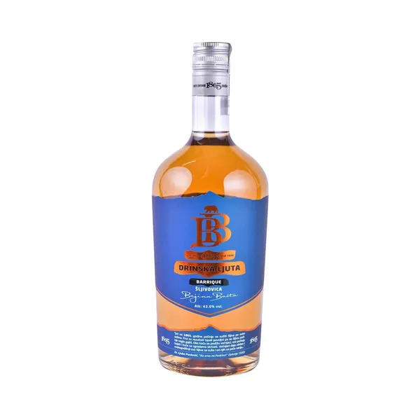 Rakija BB šljiva drinska ljuta barrique 1l