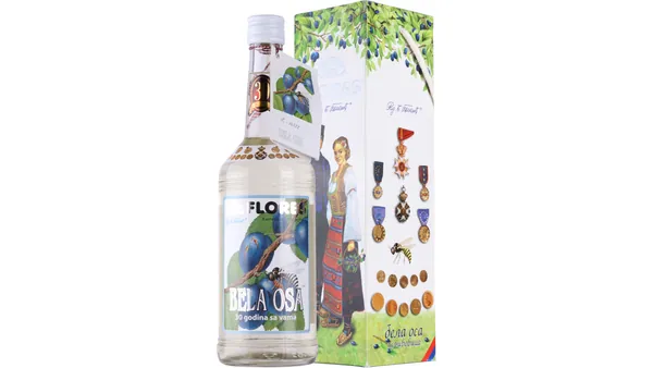 Rakija BELA OSA lux flores 0,7l