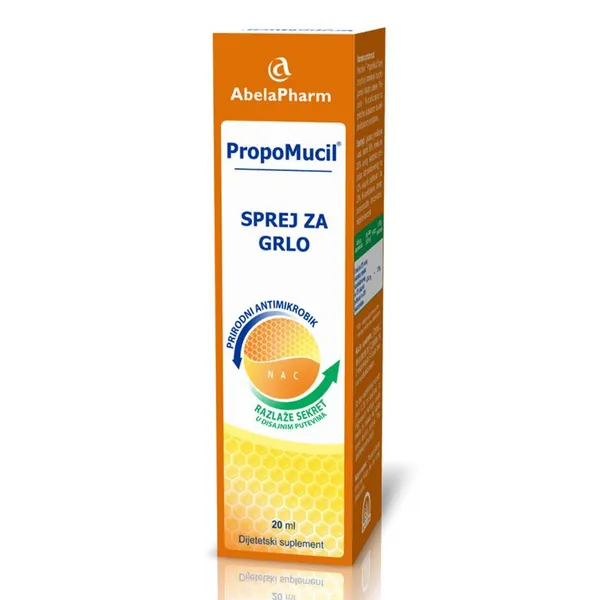 Respiratorni sistem ABELA PropoMucilÂ®Â sprej za grlo, 20 ml
