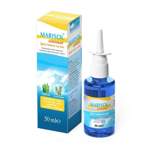 Respiratorni sistem ESENSA Marisol Sinusol sprej rastvor za nos, 50ml