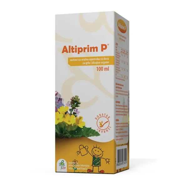 Respiratorni sistem INSTITUT JOSIF PANCIC-IJP Altiprim PÂ® - rastvor za oralnu upotrebu za decu 100 ml