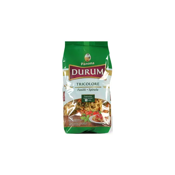 Rezanci DURUM tricolori spirala sušena test. 400g
