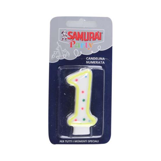 Rodjendanske svećice SAMURAI broj 1
