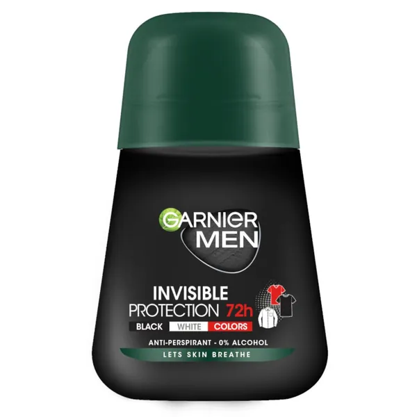 Roll-on GARNIER MEN Mineral Invisible Black, White&Colors 50ml