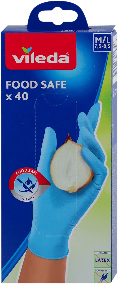Rukavice VILEDA food safe M/L 40kom