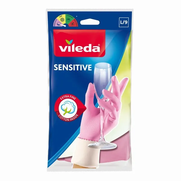 Rukavice VILEDA sensitive L