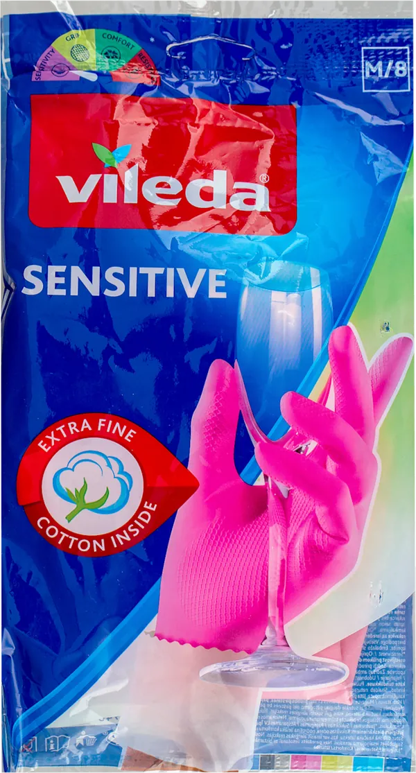 Rukavice VILEDA za domaćinstvo sensitive, veličina m