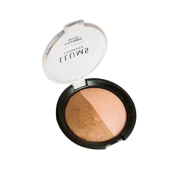 Rumenilo LLUMS Blush&Bronzer Cosmetics Baked Duo 101 Pefect Match