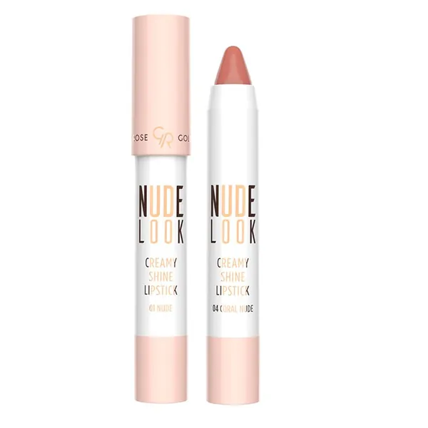 Ruž za usne GOLDEN ROSE Golde Rose Nude look creamy shine 04 Coral Nude
