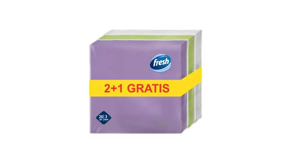 Salvete FRESH 3sloja 20kom 2+1gratis