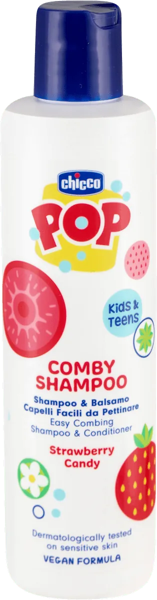 Šampon i balzam za kosu CHICCO Pop, jagoda, 250 ml