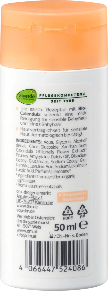 Šampon i kupka ALVERDE Baby 50ml