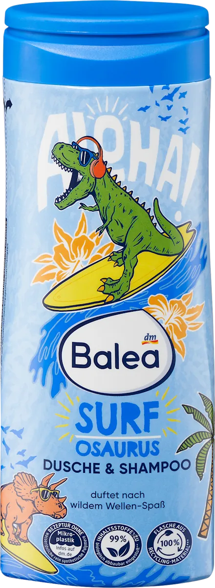 Šampon i kupka BALEA Surfosaurus 300ml