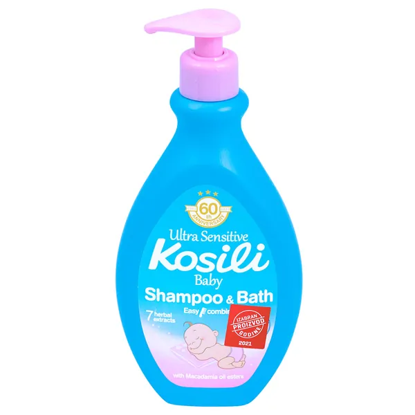 Šampon i kupka KOSILI plava pumpica 400ml