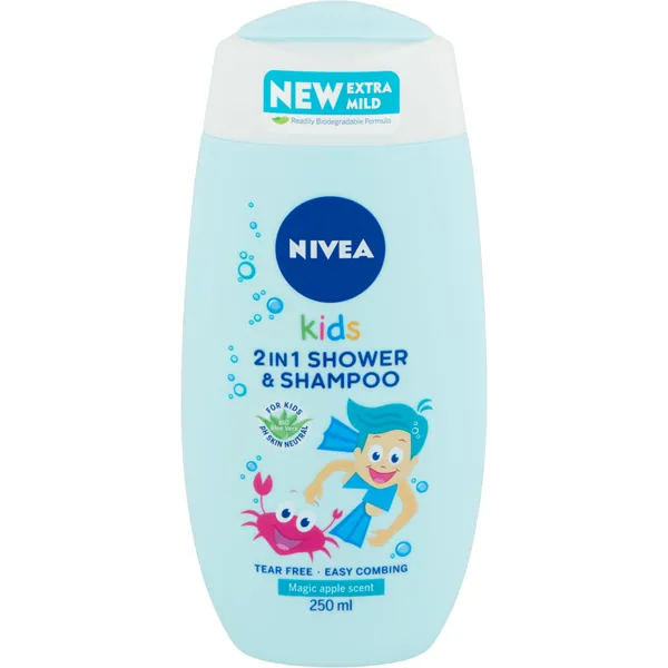 Šampon i kupka NIVEA Kids 2in1 250ml