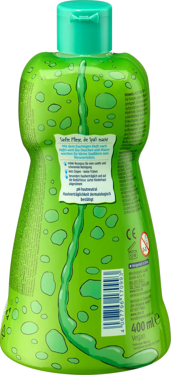 Šampon i kupka SAUBAR 2in1 Dino 400ml