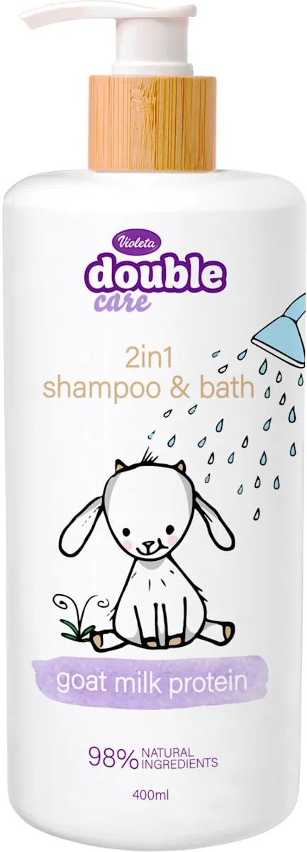 Šampon i kupka VIOLETA baby double care 400ml