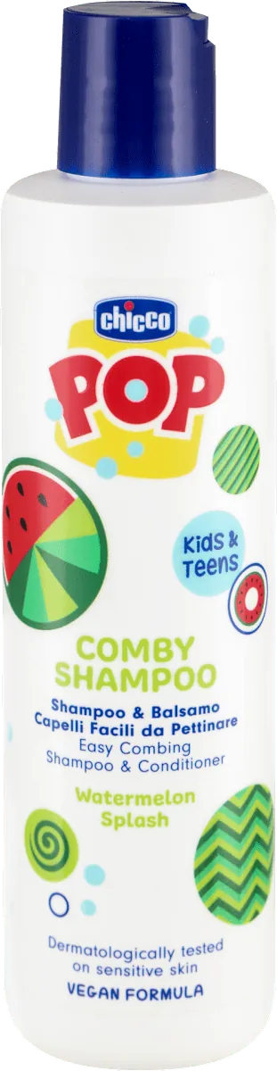 Šampon i regenerator CHICCO POP lubenica 2u1 250ml
