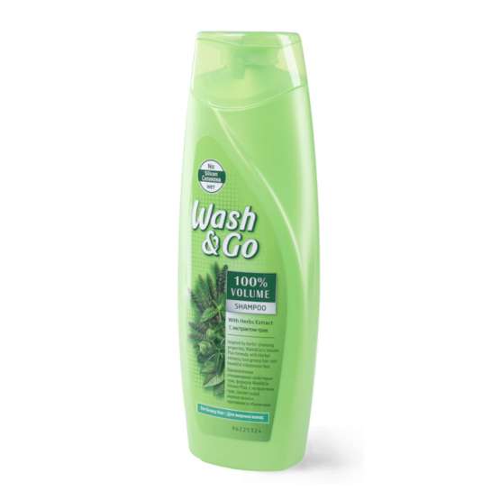 Šampon WASH & GO Herbal coctail 400ml