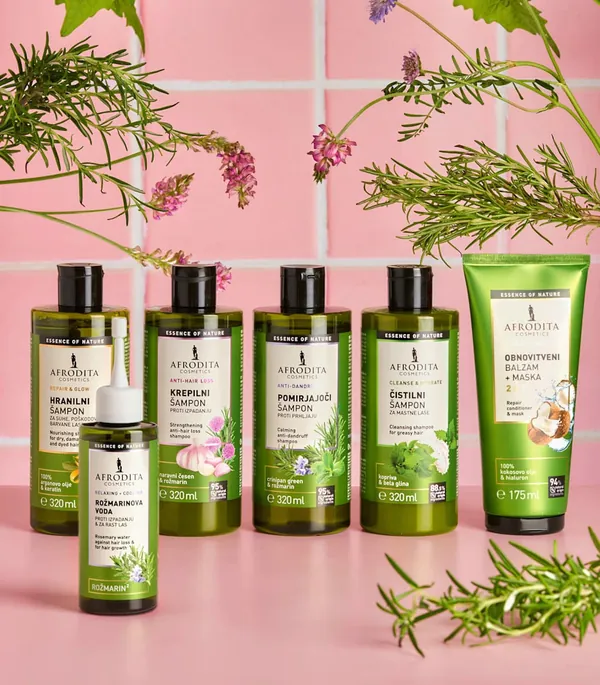 Šampon za kosu AFRODITA essence of nature protiv opadanja i za jačanje kose 320ml