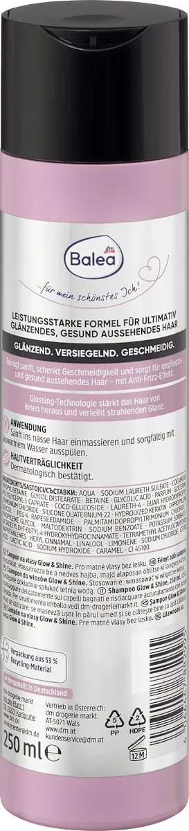 Šampon za kosu BALEA Glow & shine 250ml