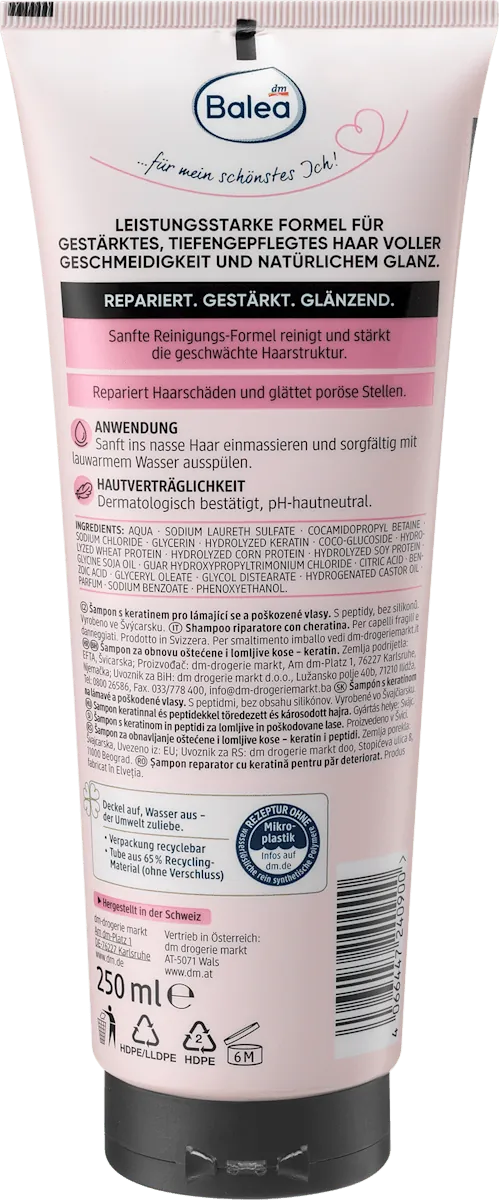 Šampon za kosu BALEA Professional keratin repair 250ml