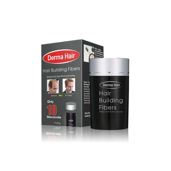 Šampon za kosu DERMA HAIR fiberi za kosu Black