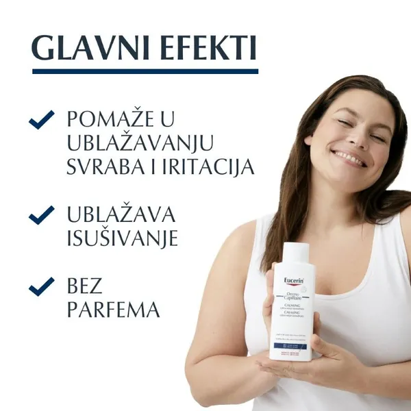 Šampon za kosu EUCERIN DermoCapillaire za suvu kožu glave i suvu kosu 250ml