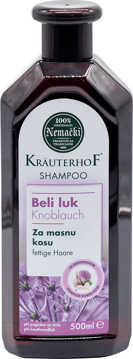 Šampon za kosu KRAUTERHOF beli luk 500ml