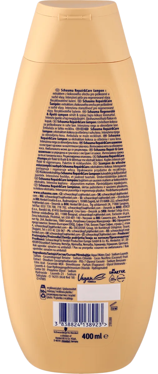 Šampon za kosu SCHAUMA repair&CARE 400ml