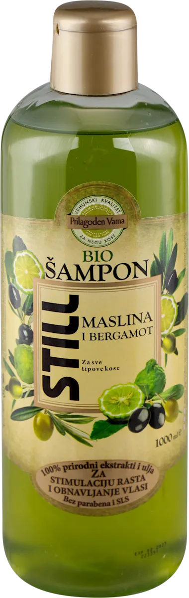 Šampon za kosu STILL Bio maslina i bergamot 1l