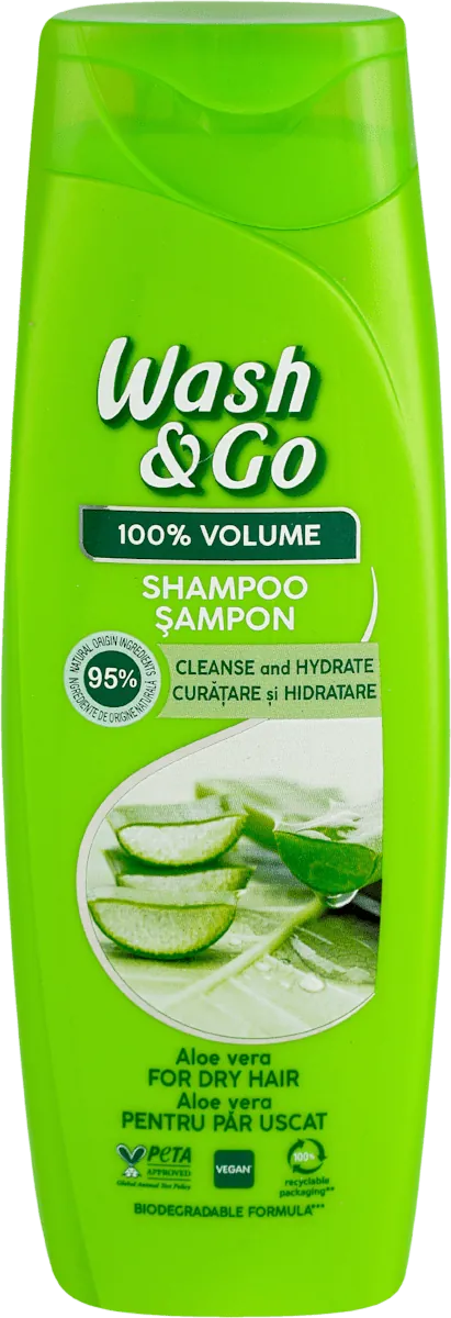 Šampon za kosu WASH&GO aloe vera 360ml