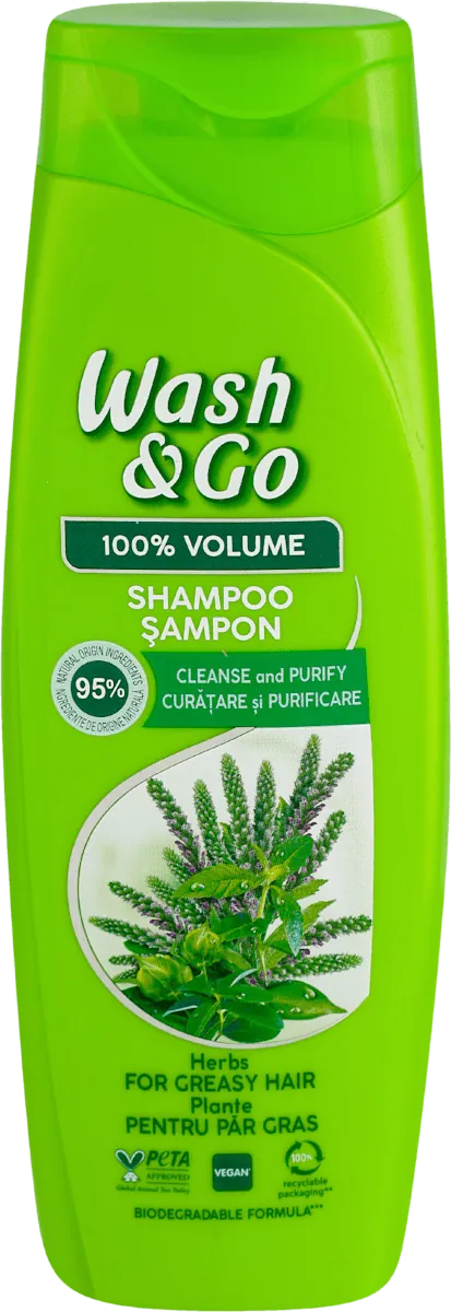 Šampon za kosu WASH&GO herbal 360ml