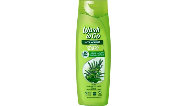 Šampon za kosu WASH&GO herbal za masnu kosu 180ml