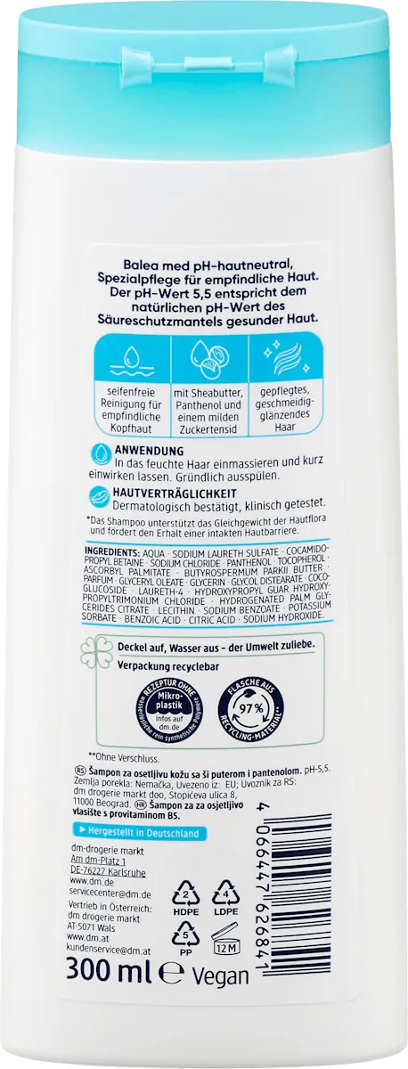 Šampon za kožu BALEA MED pH 5,5 provitamin B5 300ml