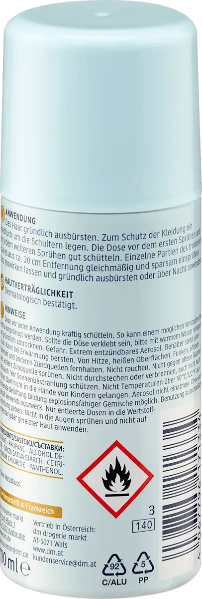 Šampon za suvo pranje kose BALEA Sensitive 100ml