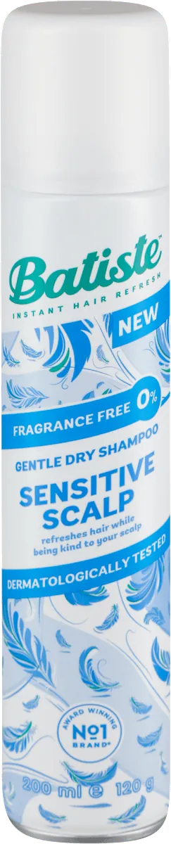 Šampon za suvo pranje kose BATISTE Sensitive sclap 200ml